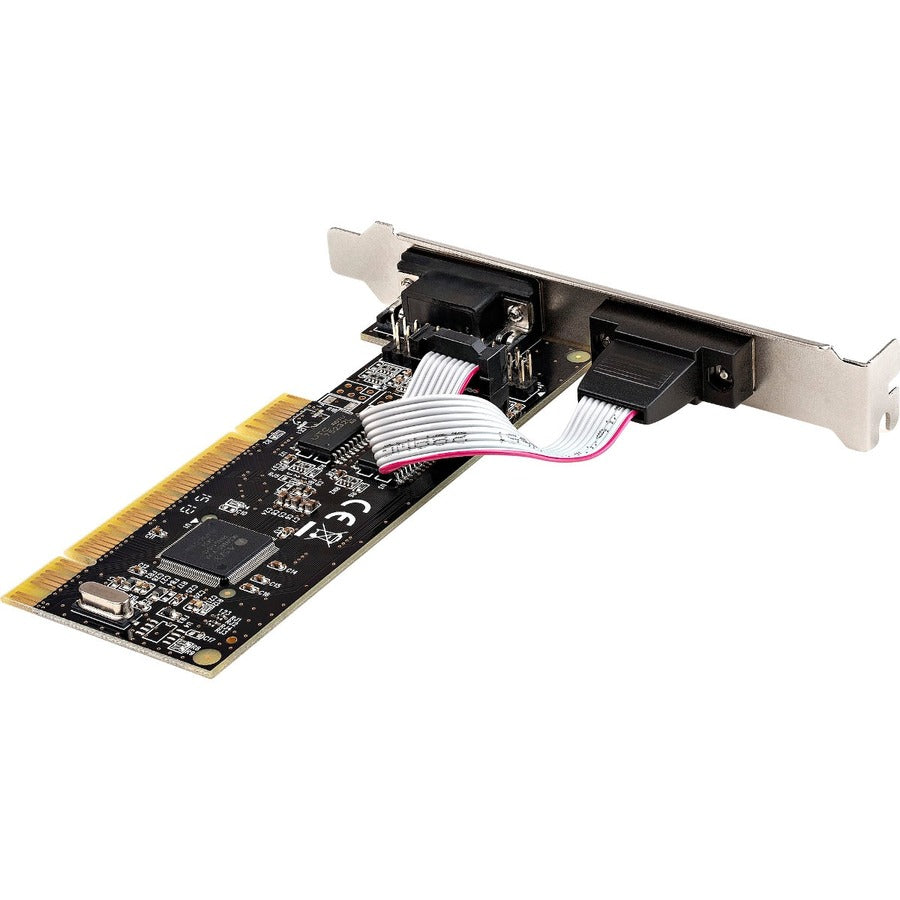 StarTech.com PCI Serial Parallel Combo Card with Dual Serial RS232 Ports (DB9) & 1x Parallel Port (DB25), PCI Adapter Expansion Card PCI2S1P2