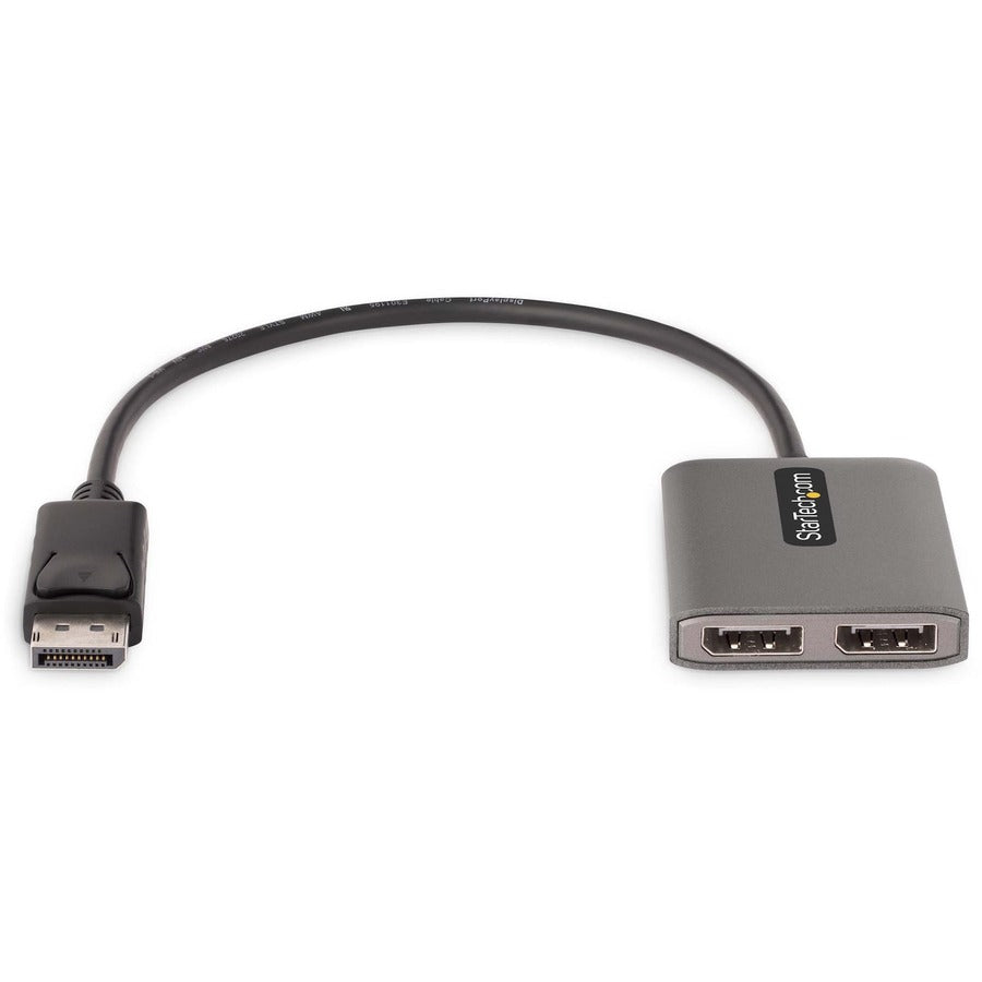 StarTech.com Dual-Monitor DisplayPort 1.4 Splitter, DisplayPort to 2x DP Multi-Monitor Adapter, Dual 5K 60Hz Computer MST Hub, Windows MST14DP122DP