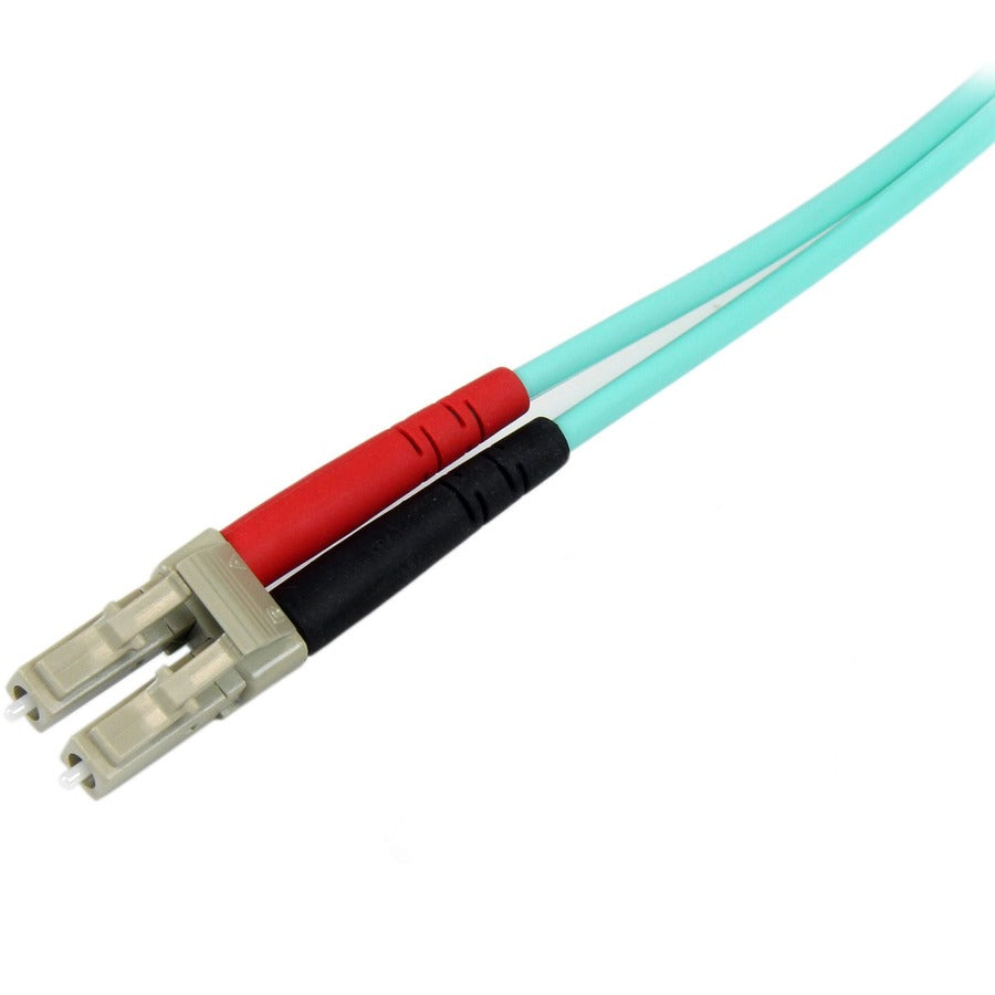 StarTech.com 2m 10 Gb Aqua Multimode 50/125 Duplex LSZH Fiber Patch Cable LC - SC A50FBLCSC2