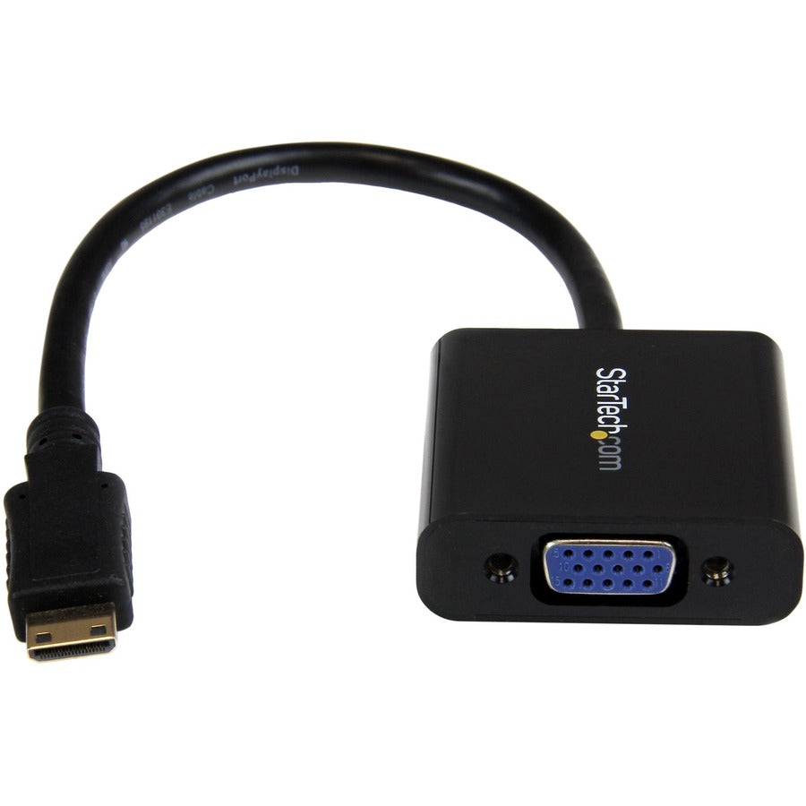 StarTech.com Mini HDMI�&reg; to VGA Adapter Converter for Digital Still Camera / Video Camera - 1920x1080 MNHD2VGAE2