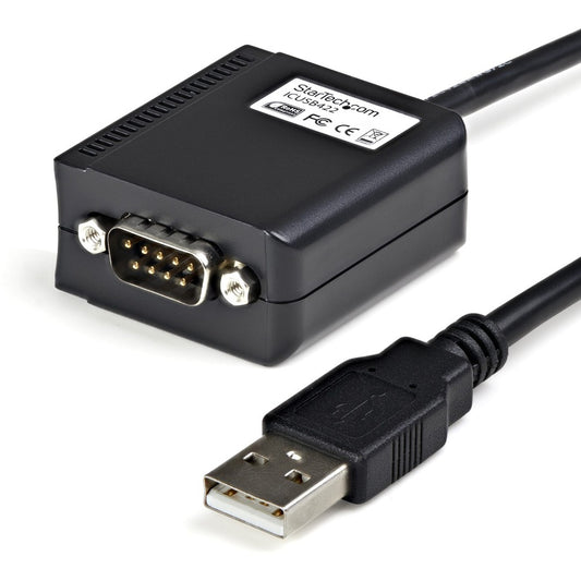 StarTech.com 6ft RS422/485 USB Serial Adapter w/ COM Retention ICUSB422