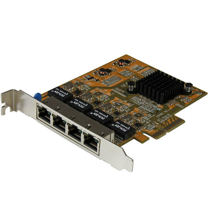 StarTech.com 4-Port PCI Express Gigabit Network Adapter Card - Quad-Port PCIe Gigabit NIC ST1000SPEX43