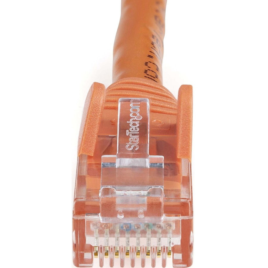 StarTech.com 125ft CAT6 Ethernet Cable - Orange Snagless Gigabit 100W PoE UTP 650MHz Category 6 Patch Cord UL Certified Wiring/TIA N6PATCH125OR