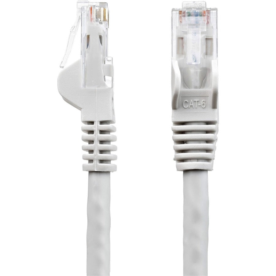 StarTech.com 8ft CAT6 Ethernet Cable - Gray Snagless Gigabit - 100W PoE UTP 650MHz Category 6 Patch Cord UL Certified Wiring/TIA N6PATCH8GR