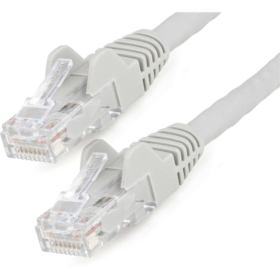 StarTech.com 30ft (9m) CAT6 Ethernet Cable, LSZH (Low Smoke Zero Halogen) 10 GbE Snagless 100W PoE UTP RJ45 Gray Network Patch Cord, ETL N6LPATCH30GR