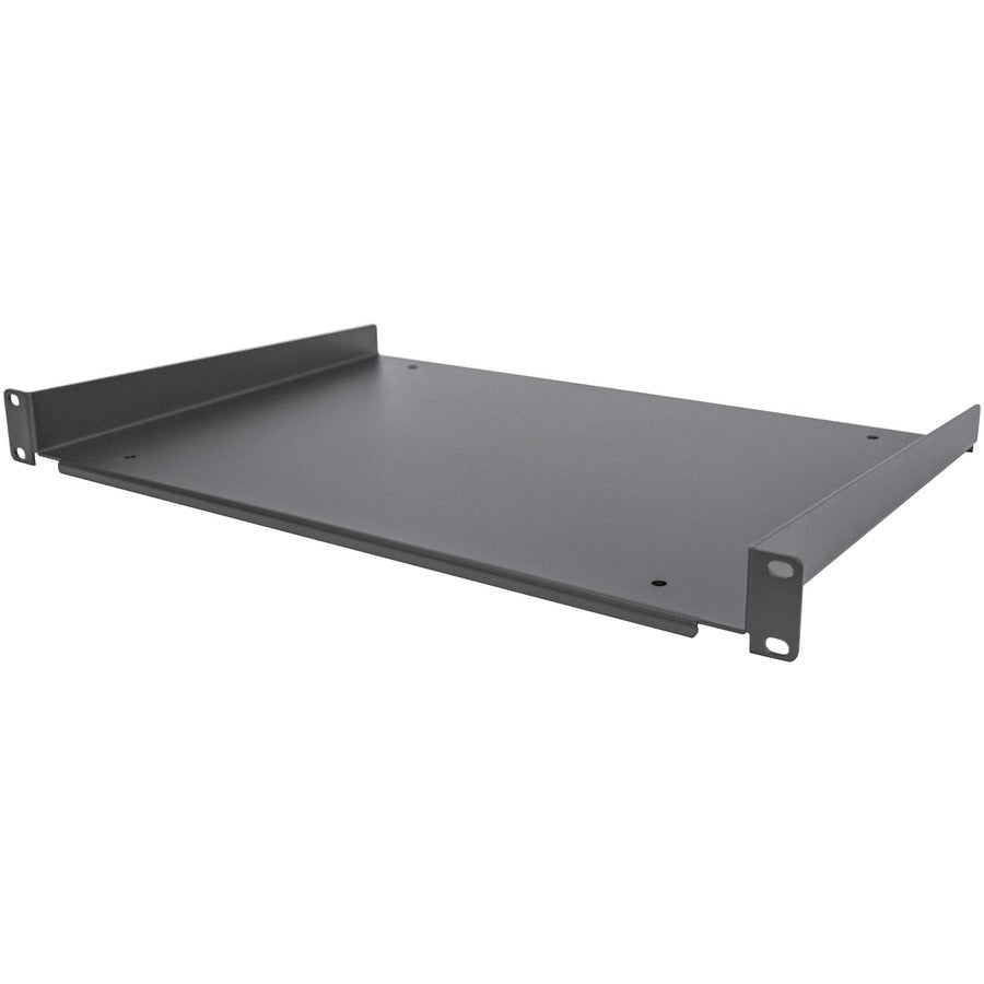 StarTech.com 1U Server Rack Cabinet Shelf - Fixed 12" Deep Cantilever Rackmount Tray for 19" Data/AV/Network Enclosure w/cage nuts, screws SHELF-1U-12-FIXED-S