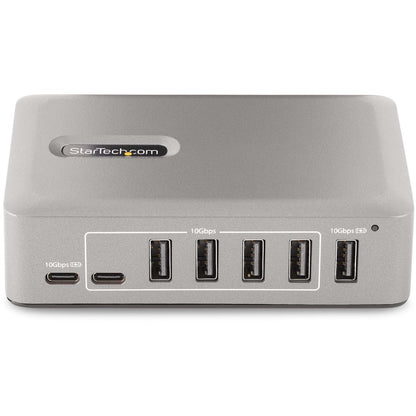 StarTech.com 10-Port USB-C Hub, 8x USB-A + 2x USB-C, Self-Powered w/ 65W Power Supply, USB 3.1 10Gbps Desktop/Laptop USB Hub w/ Charging 10G8A2CS-USB-C-HUB