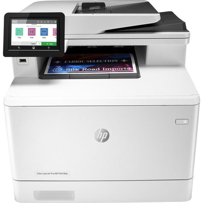 HP LaserJet Pro M479 M479fdn Laser Multifunction Printer-Color-Copier/Fax/Scanner-28 ppm Mono/Color Print-38400x600 Print-Automatic Duplex Print-50000 Pages Monthly-300 sheets Input-Color Scanner-1200 Optical Scan-Color Fax-Gigabit Ethernet W1A79A#BGJ