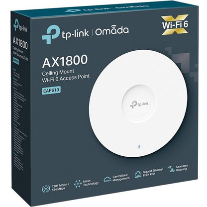 TP-Link Omada EAP610 Dual Band 802.11ax 1.73 Gbit/s Wireless Access Point - Outdoor EAP610