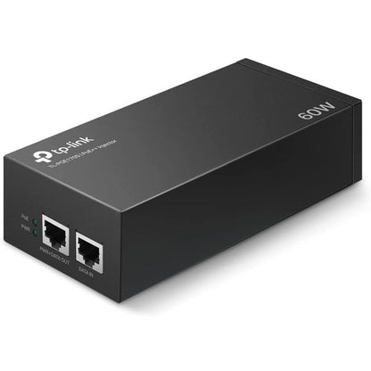 TP-Link TP-Link TL-PoE170S - 802.3at/af/bt Gigabit PoE Injector - Non-PoE to PoE Adapter - Supplies up to 60W (PoE++) - Plug & Play - Desktop/Wall-Mount - Distance Up to 328 ft. - UL Certified - Black TL-POE170S