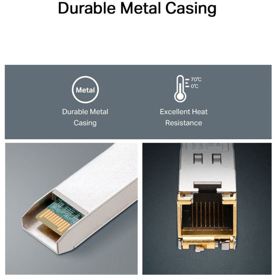 TP-Link TL-SM331T - 1000BASE-T RJ45 SFP Module TL-SM331T
