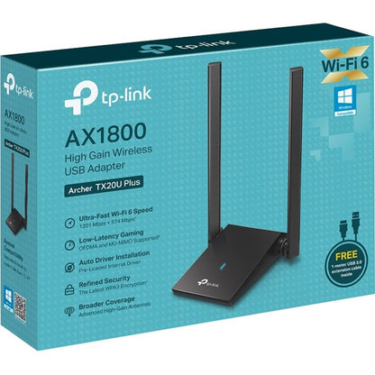 TP-Link Archer TX20U Plus IEEE 802.11ax Dual Band Wi-Fi Adapter ARCHER TX20U PLUS