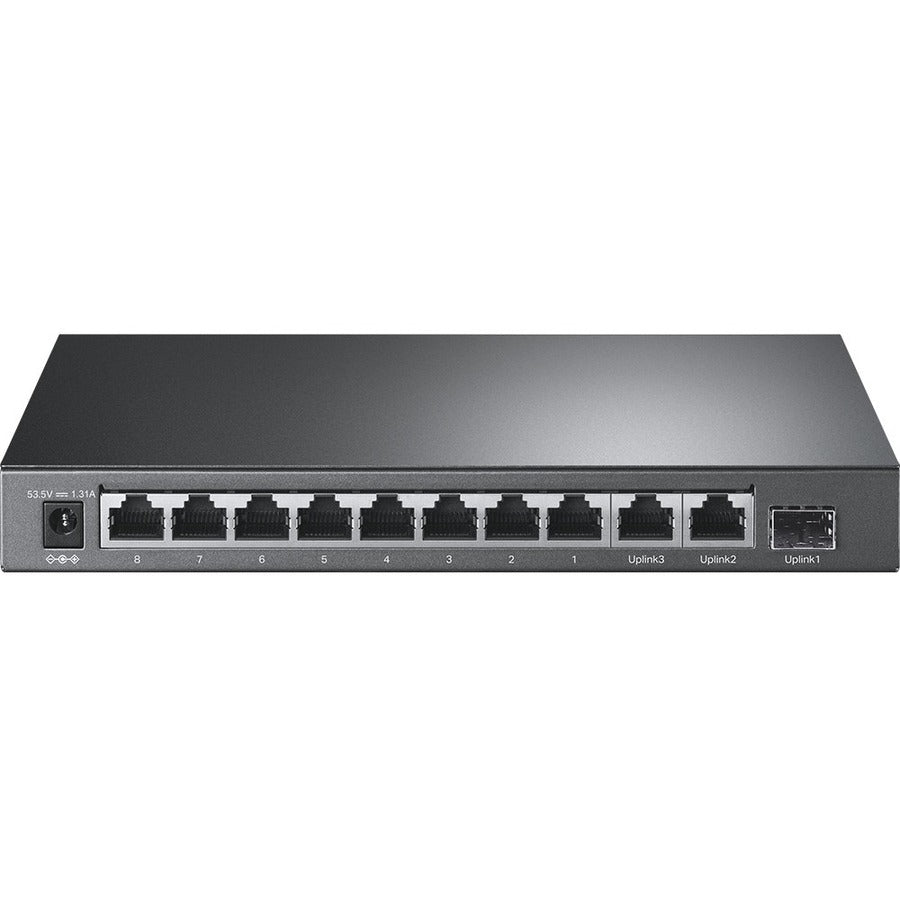 TP-Link 8-Port 10/100Mbps + 3-Port Gigabit Desktop Switch with 8-Port PoE+ TL-SL1311P