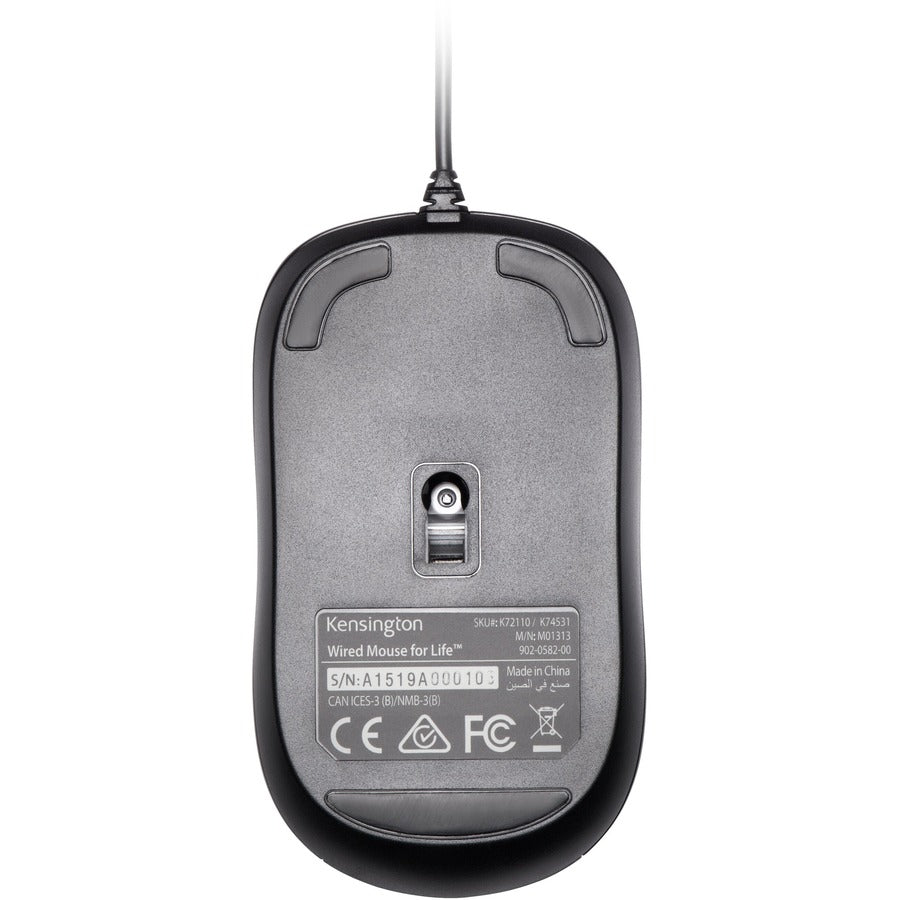 Kensington Mouse for Life USB Three-Butto K72110WW