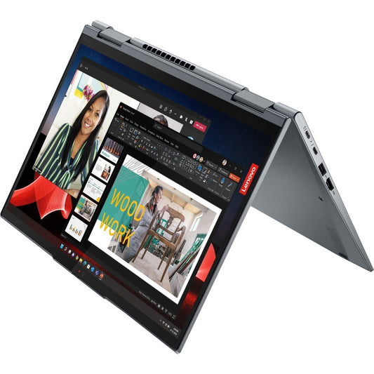 Lenovo ThinkPad X1 Yoga Gen 8 21HQ001NCA 14" Touchscreen Convertible 2 in 1 Notebook - WUXGA - Intel Core i5 13th Gen i5-1335U - Intel Evo Platform - 16 GB - 256 GB SSD - French Keyboard - Storm Gray 21HQ001NCA