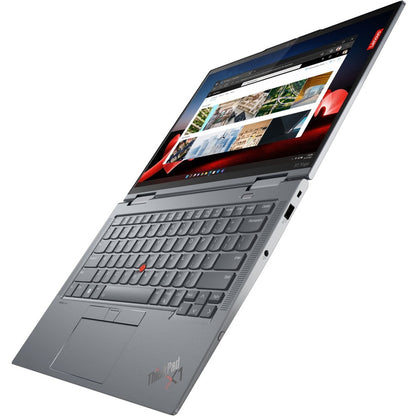 Lenovo ThinkPad X1 Yoga Gen 8 21HQ001NCA 14" Touchscreen Convertible 2 in 1 Notebook - WUXGA - Intel Core i5 13th Gen i5-1335U - Intel Evo Platform - 16 GB - 256 GB SSD - French Keyboard - Storm Gray 21HQ001NCA