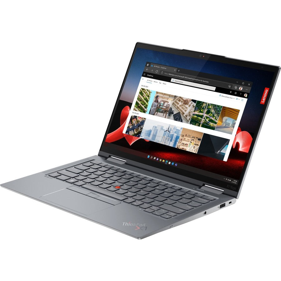 Lenovo ThinkPad X1 Yoga Gen 8 21HQ001NCA 14" Touchscreen Convertible 2 in 1 Notebook - WUXGA - Intel Core i5 13th Gen i5-1335U - Intel Evo Platform - 16 GB - 256 GB SSD - French Keyboard - Storm Gray 21HQ001NCA