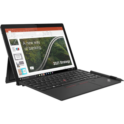 Lenovo ThinkPad X12 Detachable Gen 1 20UW006RCA 12.3" Touchscreen Detachable 2 in 1 Notebook - Full HD - 1920 x 1080 - Intel Core i7 11th Gen i7-1180G7 Quad-core (4 Core) 2.20 GHz - 16 GB Total RAM - 16 GB On-board Memory - 512 GB SSD - Black 20UW006RCA