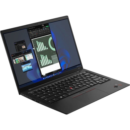 Lenovo ThinkPad X1 Carbon Gen 10 21CB00BXUS 14" Touchscreen Ultrabook - WUXGA - 1920 x 1200 - Intel Core i7 12th Gen i7-1265U Deca-core (10 Core) 1.80 GHz - Intel Evo Platform - 16 GB Total RAM - 16 GB On-board Memory - 1 TB SSD - Black Paint 21CB00BXUS