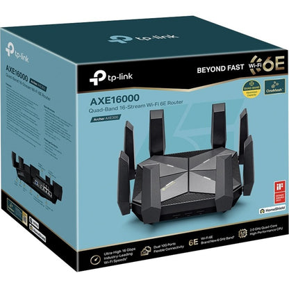 TP-Link Archer AXE300 Wi-Fi 6E IEEE 802.11ax Ethernet Wireless Router Archer AXE300