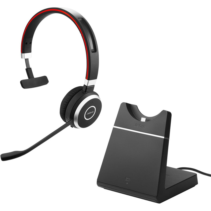 Jabra Evolve 65 SE UC Mono Headset with Charging Stand 6593-833-499