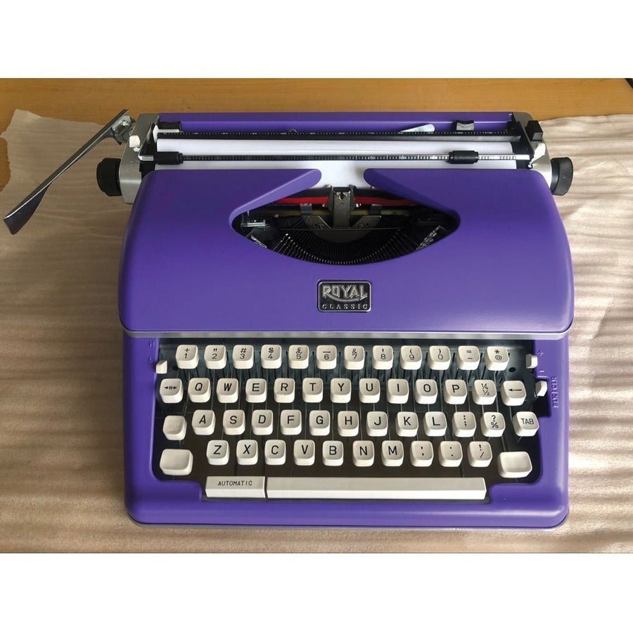 Royal Classic Manual Typewriter - Purple 79119Q