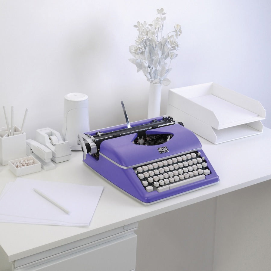 Royal Classic Manual Typewriter - Purple 79119Q