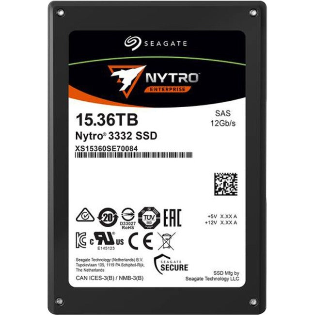 Seagate Nytro 3032 XS15360SE70084 15.36 TB Solid State Drive - 2.5" Internal - SAS (12Gb/s SAS) XS15360SE70084