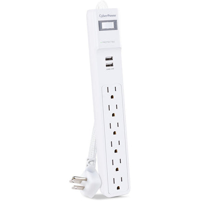 CyberPower Home Office P606URC2 6-Outlet Surge Suppressor/Protector P606URC2