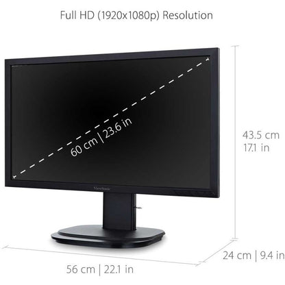 ViewSonic VG2449 24" Full HD LED LCD Monitor - 16:9 - Black VG2449