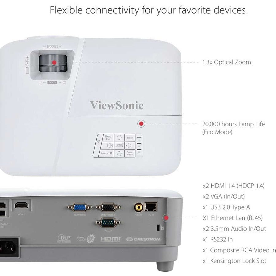 ViewSonic PG707X DLP Projector - 4:3 PG707X