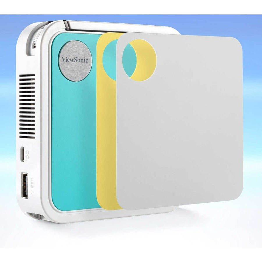 ViewSonic M1 mini 3D LED Projector - 16:9 - Gray, Yellow, Teal M1MINI