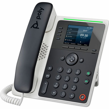 Poly Edge E220 IP Phone - Corded - Corded/Cordless - Bluetooth - Desktop, Wall Mountable - Black 82M87AA