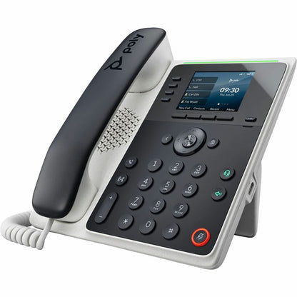 Poly Edge E220 IP Phone - Corded - Corded/Cordless - Bluetooth - Desktop, Wall Mountable - Black 82M87AA