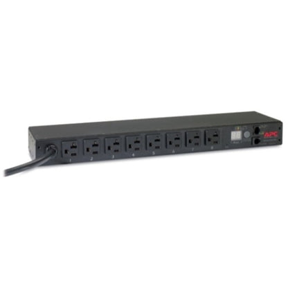 APC by Schneider Electric Rack PDU, Metered, 1U, 20A, 120V, (8) 5-20 AP7801B