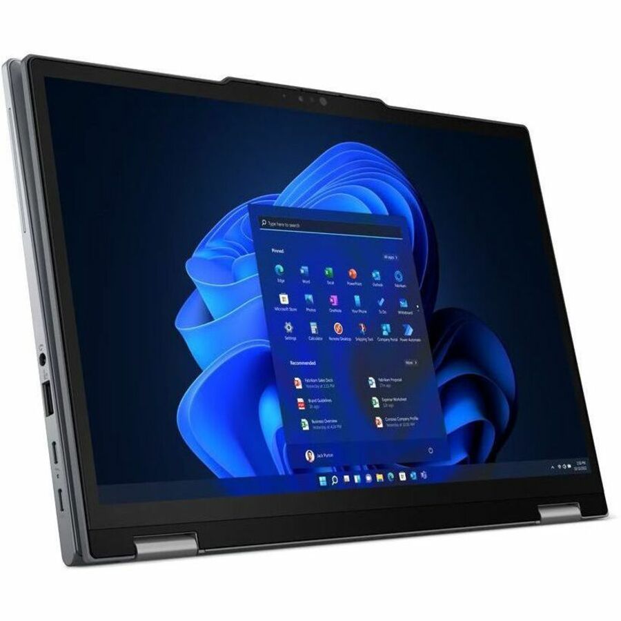 Lenovo ThinkPad X13 Yoga Gen 4 21F2000JCA 13.3" Touchscreen Convertible 2 in 1 Notebook - WUXGA - 1920 x 1200 - Intel Core i5 13th Gen i5-1345U Deca-core (10 Core) 1.60 GHz - 16 GB Total RAM - 16 GB On-board Memory - 256 GB SSD - Storm Gray 21F2000JCA