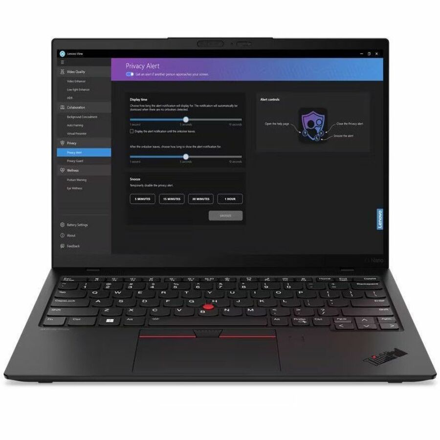 Lenovo ThinkPad X1 Nano Gen 3 21K1000AUS 13" Touchscreen Notebook - 2K - 2160 x 1350 - Intel Core i7 13th Gen i7-1370P Tetradeca-core (14 Core) 1.90 GHz - Intel Evo Platform - 16 GB Total RAM - 16 GB On-board Memory - 512 GB SSD - Deep Black 21K1000AUS