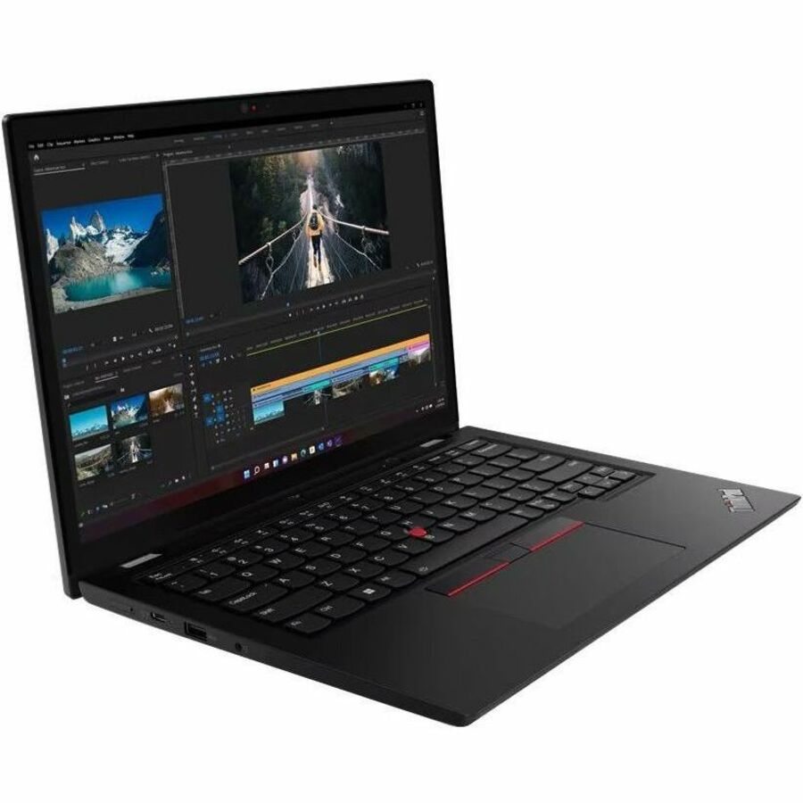 Lenovo ThinkPad L13 Yoga Gen 4 21FJ002DCA 13.3" Touchscreen Convertible 2 in 1 Notebook - WUXGA - Intel Core i7 13th Gen i7-1355U - 16 GB - 512 GB SSD - French Keyboard - Thunder Black 21FJ002DCA