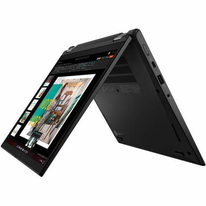 Lenovo ThinkPad L13 Yoga Gen 4 21FJ002DCA 13.3" Touchscreen Convertible 2 in 1 Notebook - WUXGA - Intel Core i7 13th Gen i7-1355U - 16 GB - 512 GB SSD - French Keyboard - Thunder Black 21FJ002DCA