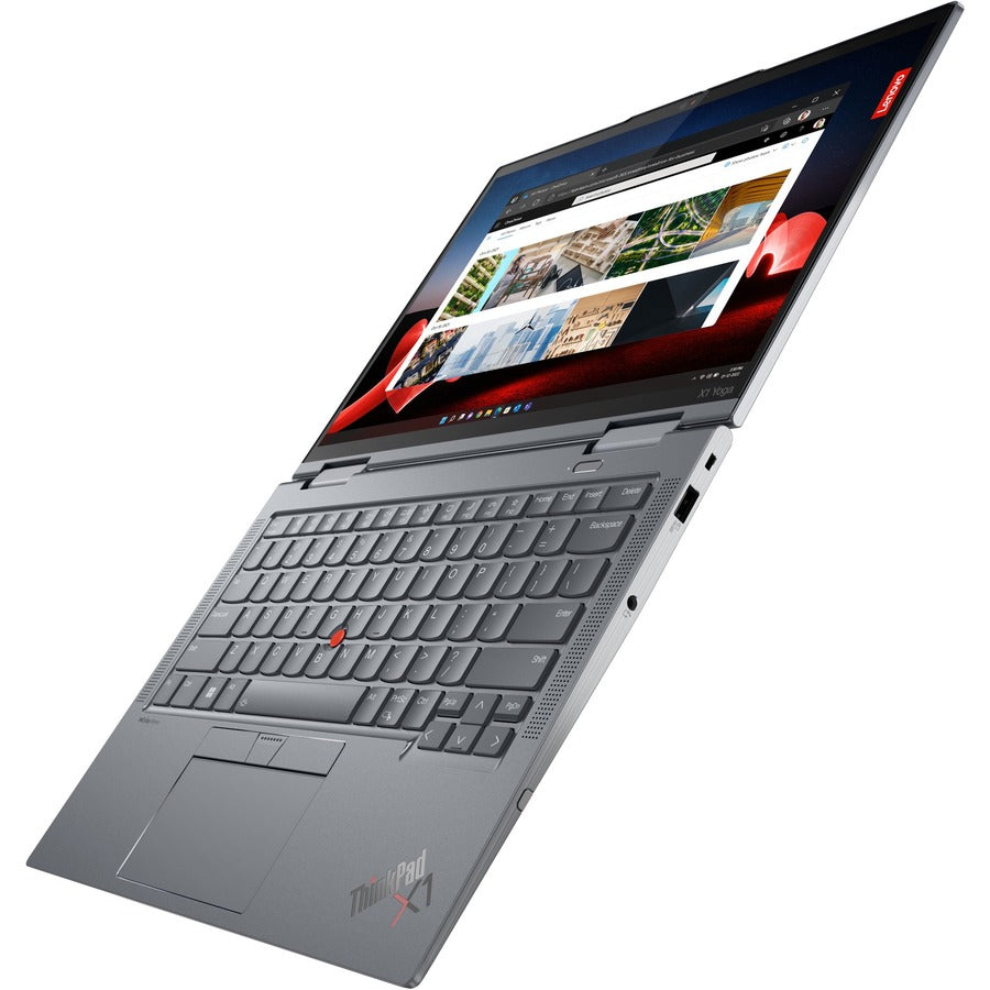 Lenovo ThinkPad X1 Yoga Gen 8 21HQ0080US 14" Touchscreen Convertible 2 in 1 Notebook - WUXGA - Intel Core i7 13th Gen i7-1355U - Intel Evo Platform - 32 GB - 1 TB SSD - English Keyboard - Storm Gray 21HQ0080US