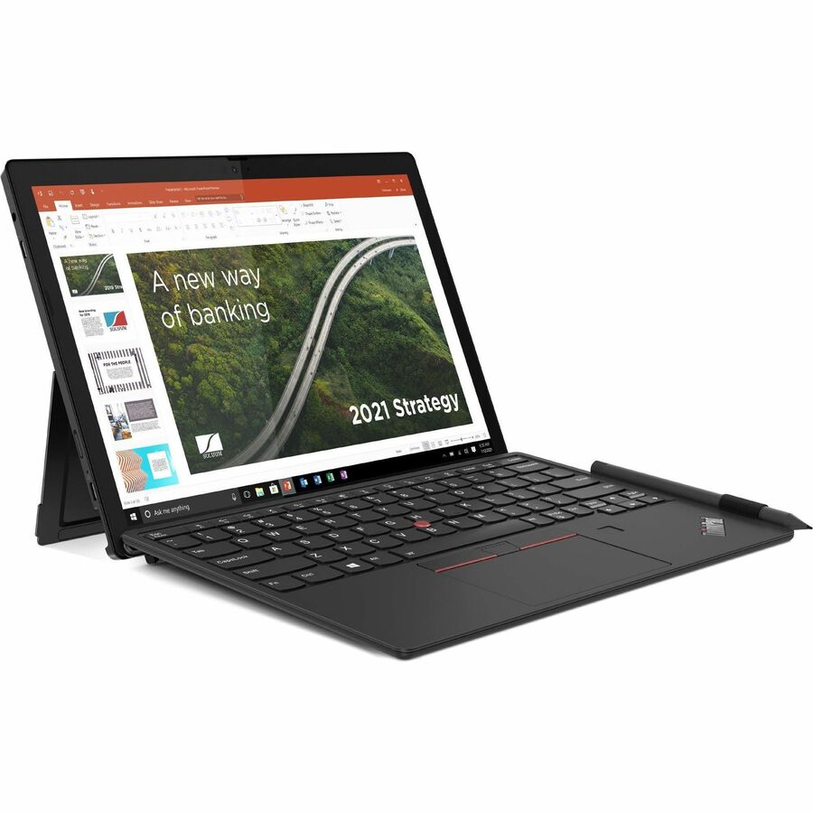 Lenovo ThinkPad X12 Detachable 20UW0076US 12.3" Touchscreen Detachable 2 in 1 Notebook - Full HD Plus - 1920 x 1280 - Intel Core i7 11th Gen i7-1160G7 Quad-core (4 Core) 2.10 GHz - 16 GB Total RAM - 16 GB On-board Memory - 512 GB SSD - Black 20UW0076US