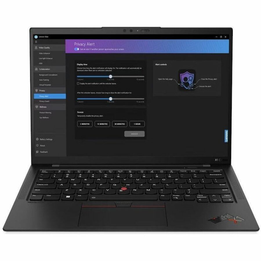 Lenovo ThinkPad X1 Carbon Gen 11 21HM00A6US 14" Touchscreen Ultrabook - WUXGA - Intel Core i7 13th Gen i7-1355U - Intel Evo Platform - 32 GB - 1 TB SSD - English Keyboard - Deep Black 21HM00A6US