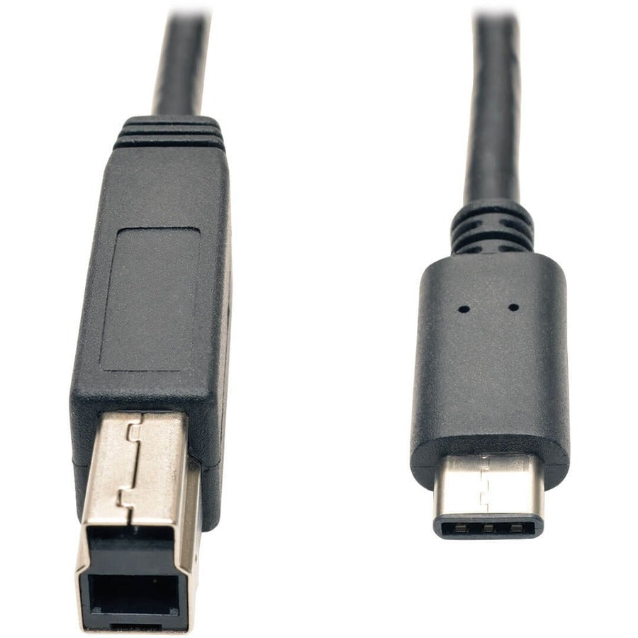 Tripp Lite by Eaton USB 3.1 Gen 2 (10 Gbps) Cable, USB Type-C (USB-C) to USB 3.0 Type-B (M/M), 3 ft U422-003-G2