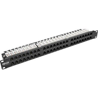 Tripp Lite by Eaton N052-048-1U 48-Port 1U Rack-Mount High-Density 110-Type Patch Panel N052-048-1U