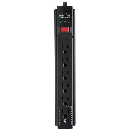 Tripp Lite Surge Protector Power Strip 6 Outlet 15 ' Cord Black 790 J - 6 x NEMA 5-15R - 1875 VA - 790 J - 120 V AC Input TLP615B