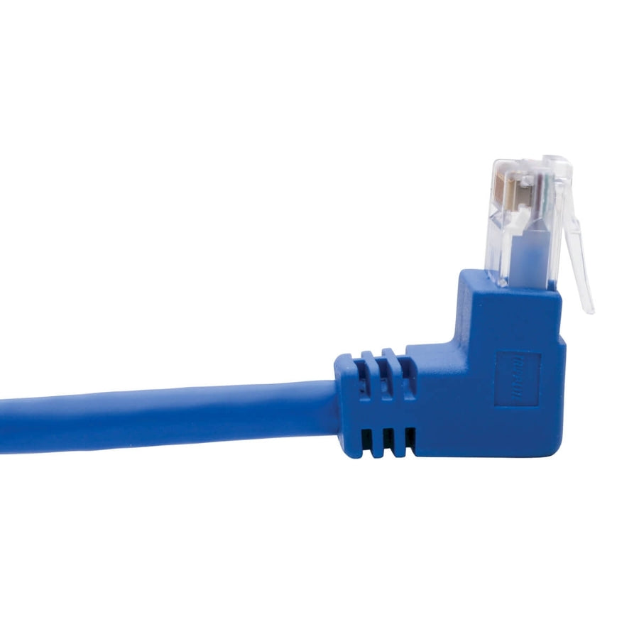 Tripp Lite by Eaton N204-004-BL-UD Cat6 UTP Patch Cable, Up-Angle Male/Down-Angle Male - 4 ft., Blue N204-004-BL-UD