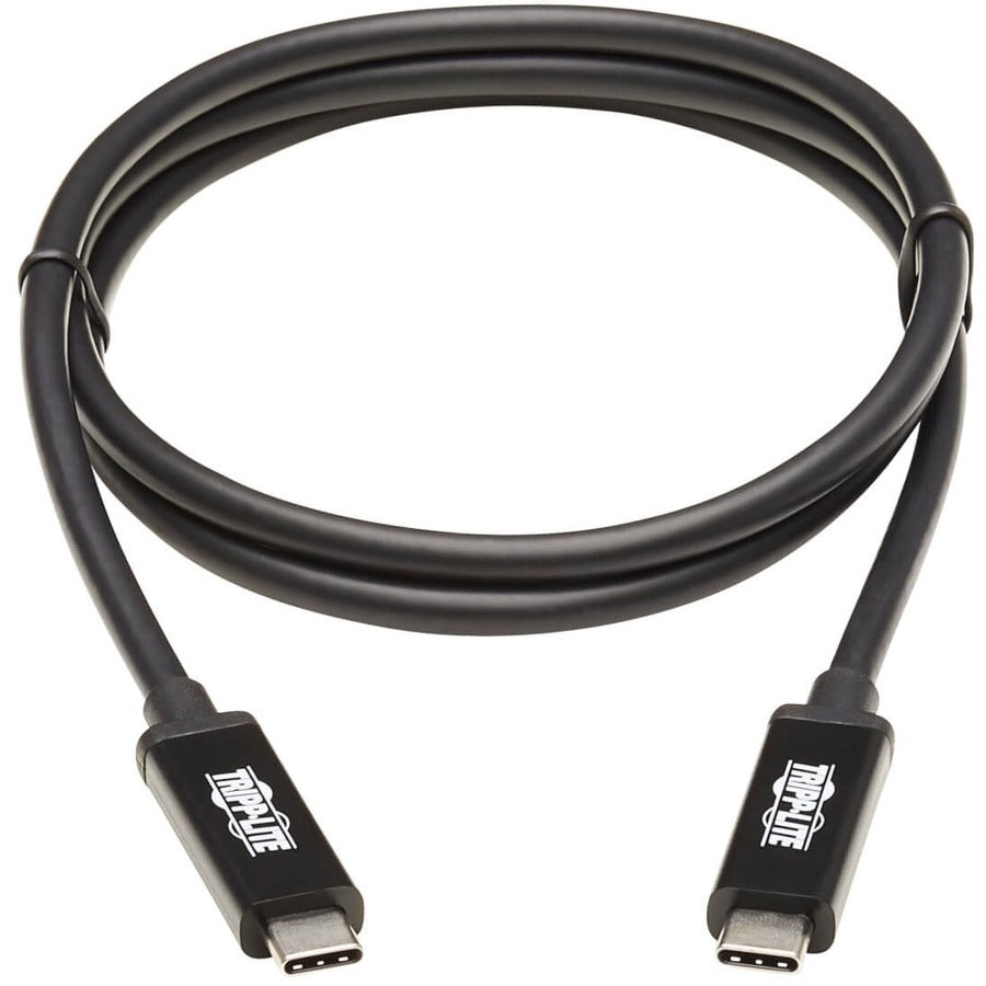 Tripp Lite by Eaton Thunderbolt 3 Cable, M/M, 1 m, Black MTB3-01M-5A-AB