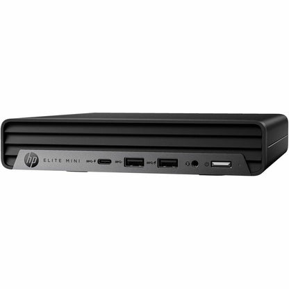 HP Elite Mini 600 G9 Desktop Computer - Intel Core i5 12th Gen i5-12500T Hexa-core (6 Core) 2 GHz - 16 GB RAM DDR5 SDRAM - 256 GB M.2 PCI Express NVMe SSD - Desktop Mini - Black 82J81UT#ABA