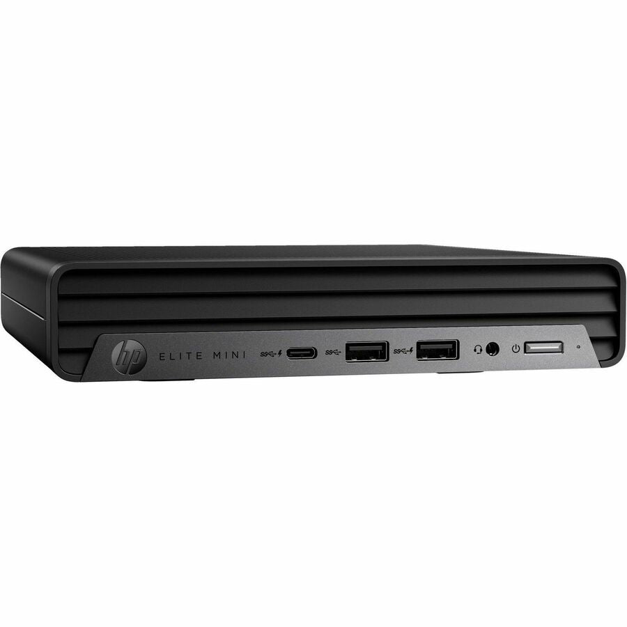 HP Elite Mini 600 G9 Desktop Computer - Intel Core i5 12th Gen i5-12500T Hexa-core (6 Core) 2 GHz - 16 GB RAM DDR5 SDRAM - 256 GB M.2 PCI Express NVMe SSD - Desktop Mini - Black 82J81UT#ABA