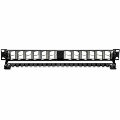 TRENDnet 24-Port Blank Angled Keystone Shielded 1U Patch Panel TC-KP24SA